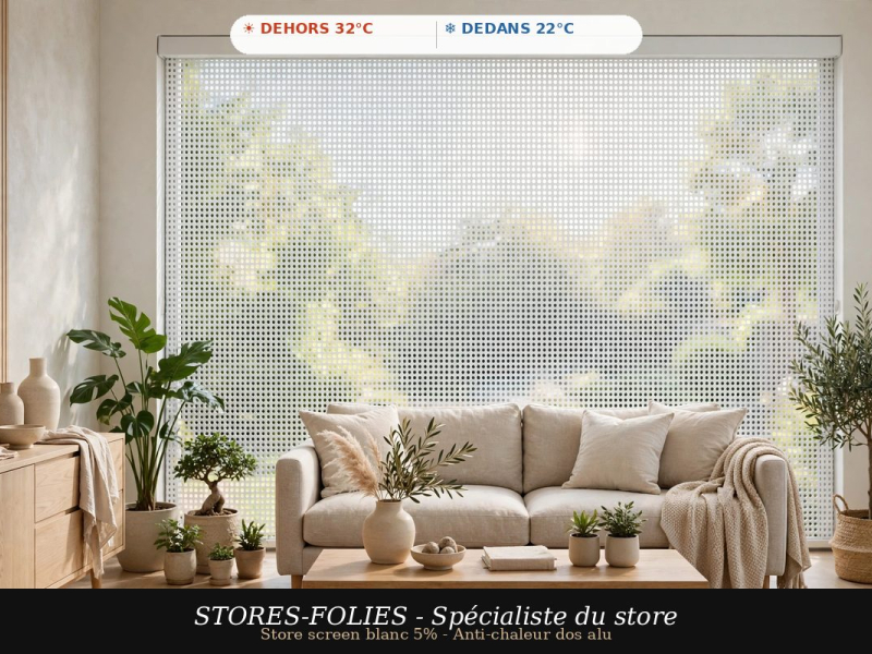 Store enrouleur anti-chaleur : comment garder sa maison au frais sans clim ?