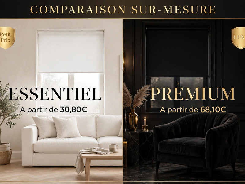 Store sur-mesure : Quelle différence entre la gamme Essentiel et Premium?