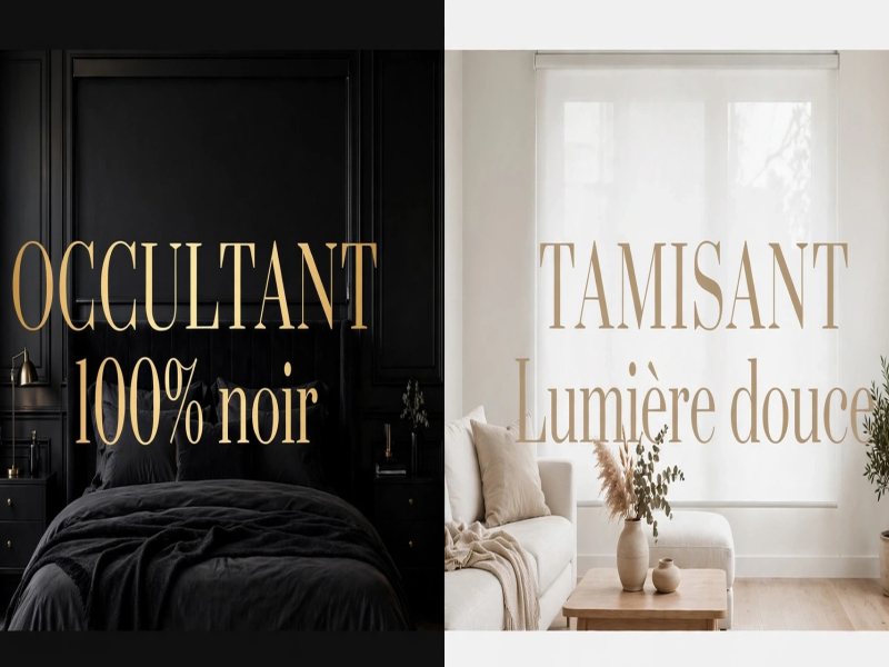 Occultant vs Tamisant : Quel store sur-mesure choisir pour votre chambre ?