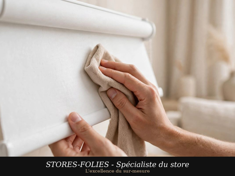 Comment nettoyer un store enrouleur sans l'abîmer ? Le guide d'entretien